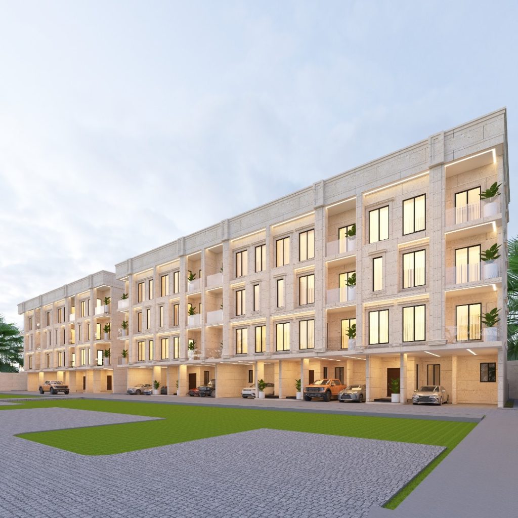New 4bedroom terrace duplex with bq all rooms ensuite fitted kitchen elevator ample parking off Lawrence Rd ikoyi